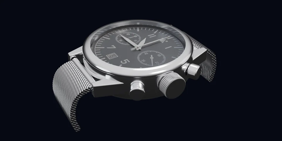 The NORDWIND watch, assembled