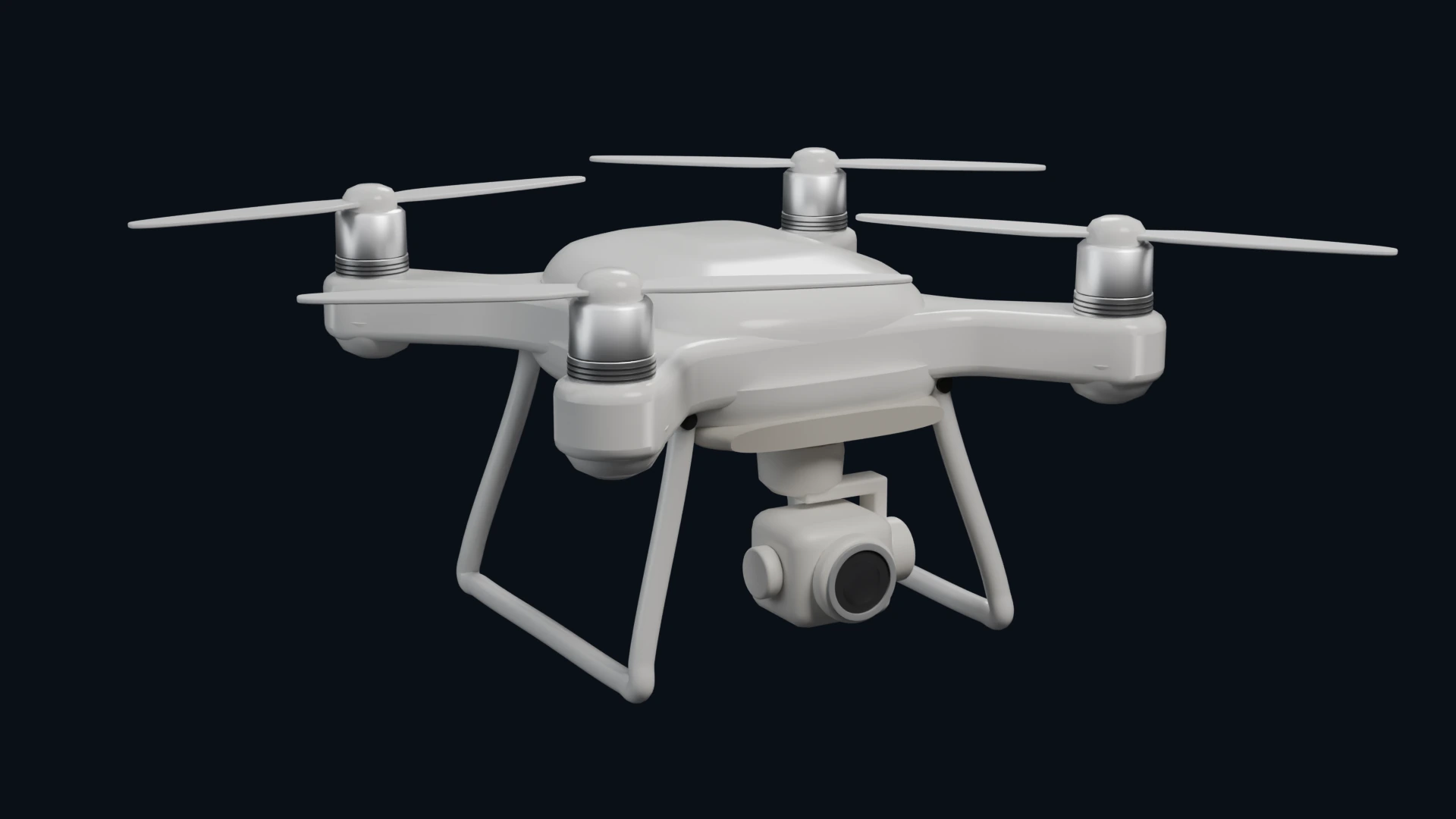The VIREO S1 quadcopter at rest